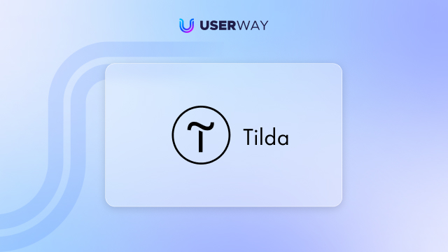 UserWay’s Tilda Accessibility Widget Installation Guide