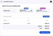 Accessibility Plan Options
