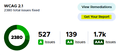 Get your report widget button