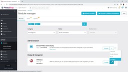 1 - Go to module manager-search-configure