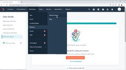 1 - Click on marketing -website and then website pages