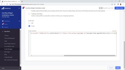 2 - Customize script - paste code and save