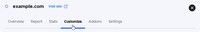 Customize Tab