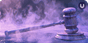 A gavel hits a sound block on a desk with mist in the foreground