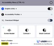 Widget manage button
