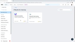 2 - type userway in search bar - click on userway app