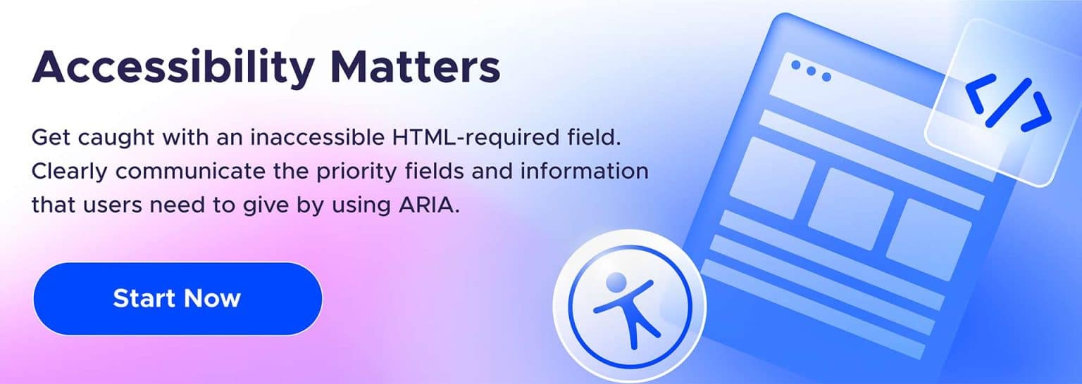 html required vs aria required