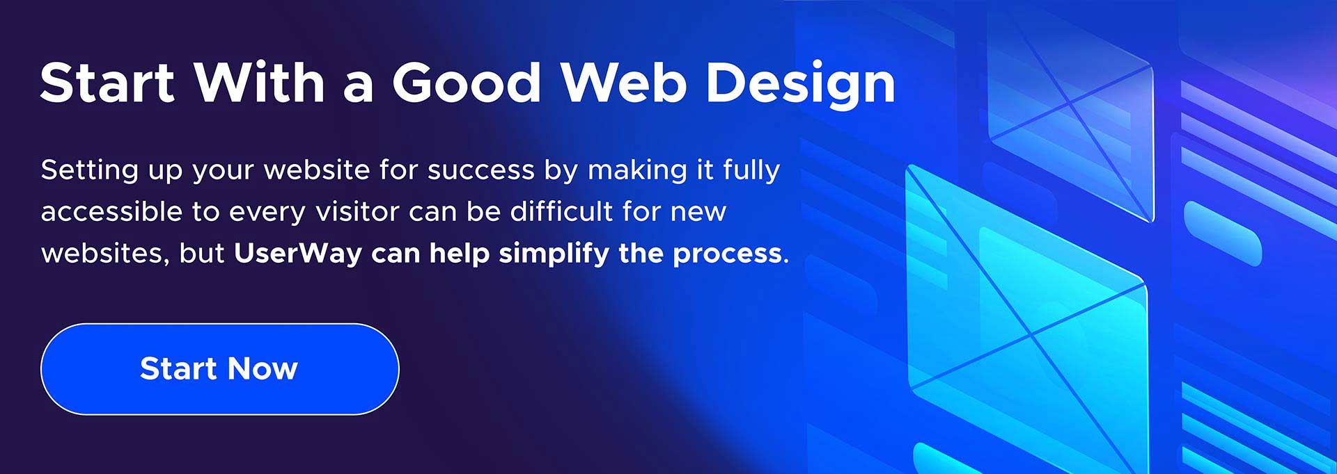 Start with a good web design 