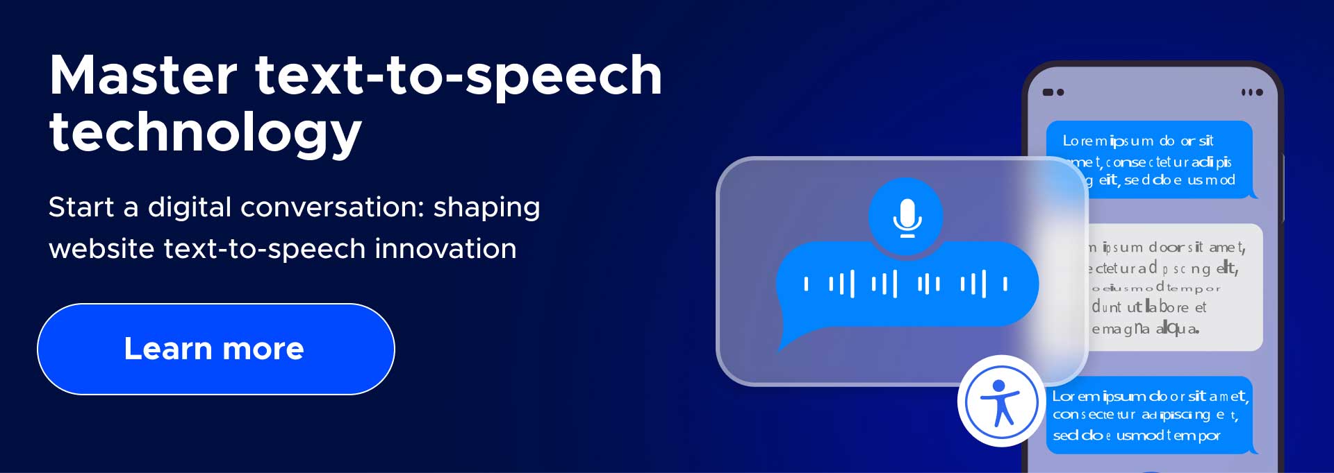 Start a digital conversation: shaping website text-to-speech innovation