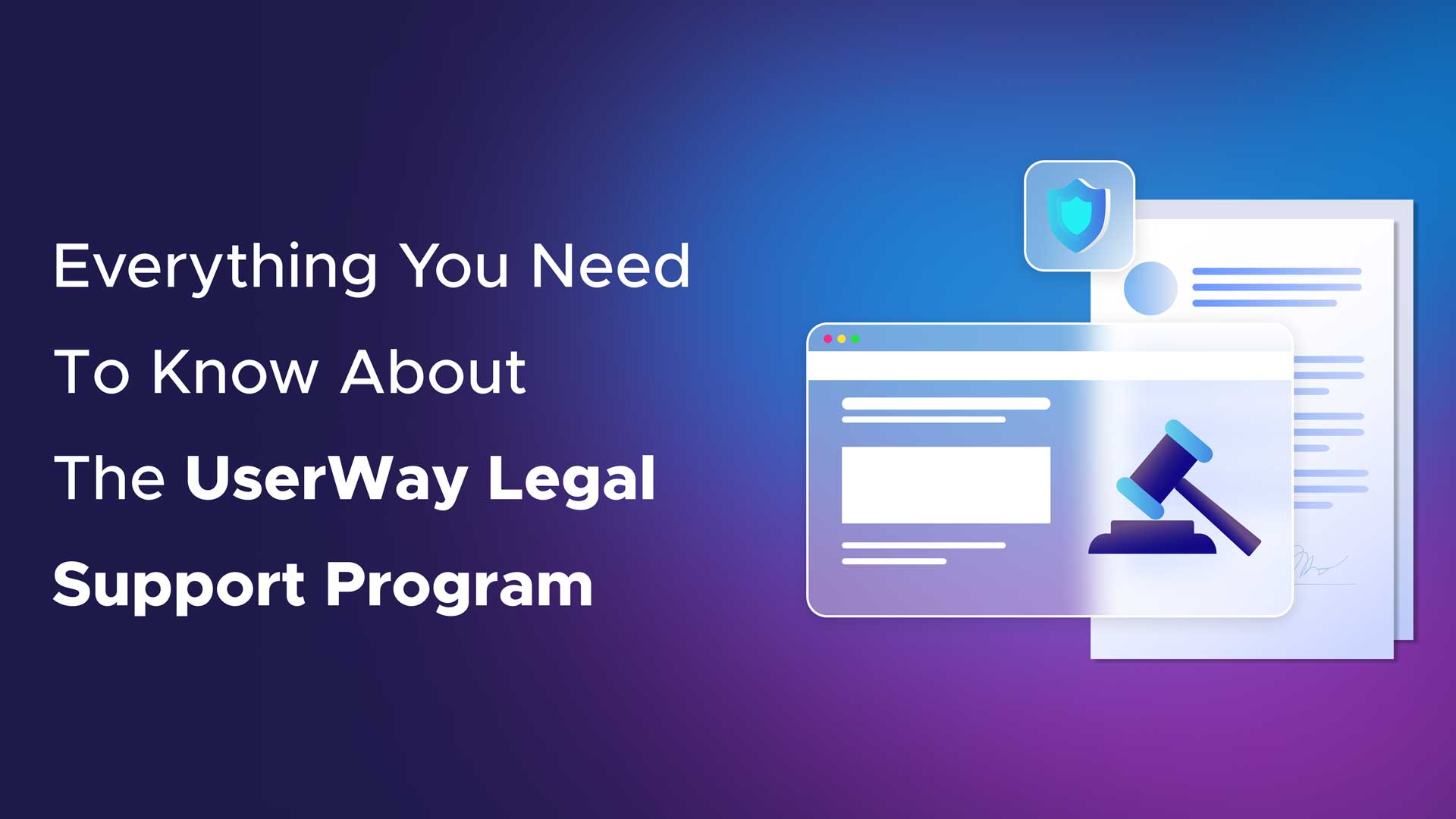 UserWay’s Online Accessibility Legal Support Program