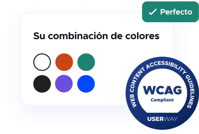 Paleta de colores que cumplen con las Pautas de Accesibilidad para el Contenido Web