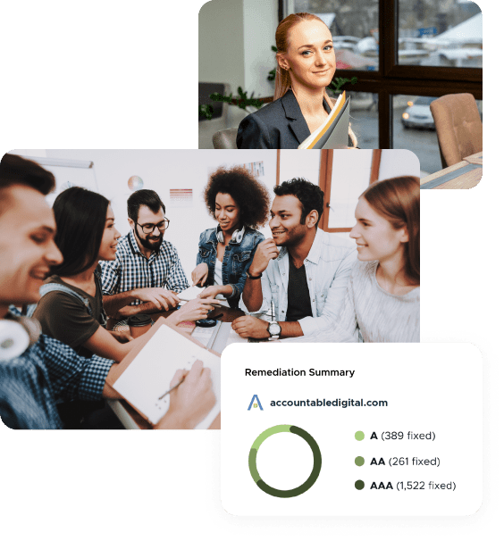 Remediation summary for Accountable Digital website