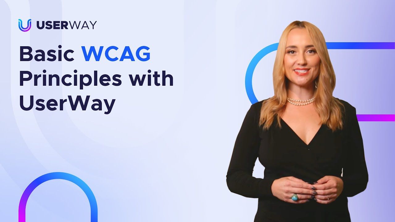 Thumbnail of video explaining the WCAG