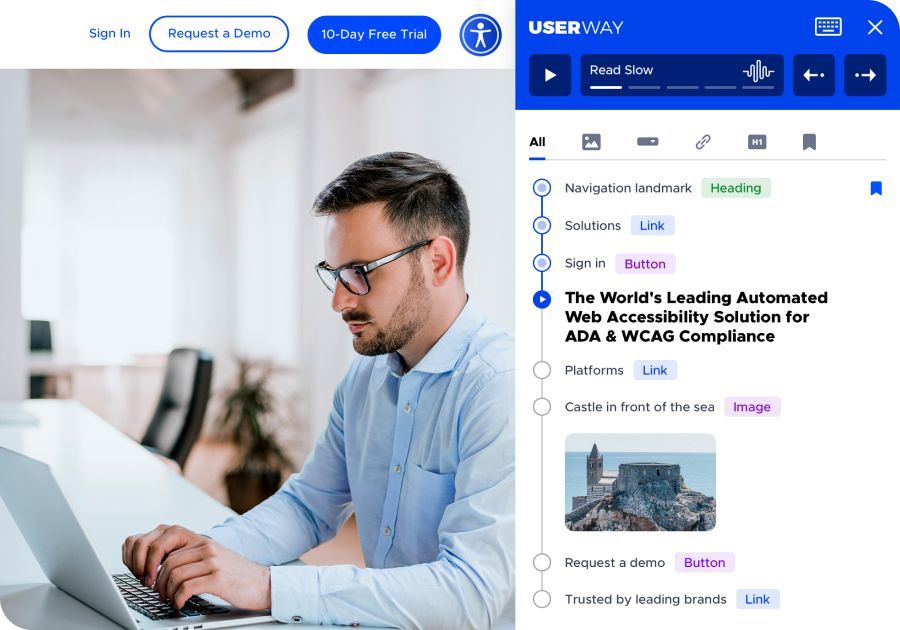 UserWay Accessibility Editor